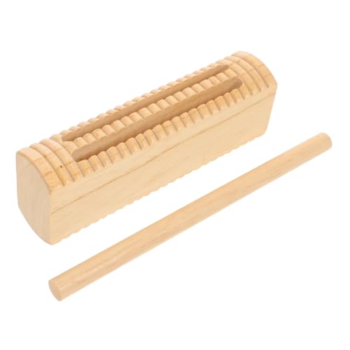Mikinona Percussion Instrument Holzklangblock mit Stab Dualer Tonhöhe Handgefertigt Sicher für Eltern-Junge Mädchen-musikspiel Frühe Musikbildung Zuhause und Kindergarten von Mikinona