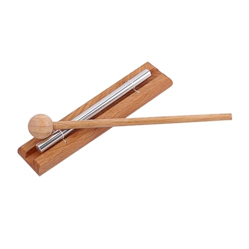 Mikinona Percussion Klangstab aus Holz Einreihiges Windspiel mit Solidem Aluminiumrohr Langlebig und Sicher für Musikalische Früherziehung Beruhigend für Meditation und von Mikinona