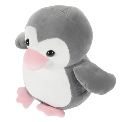 Mikinona Pinguin Kissen Tiere Riesen Stofftier Das Tier Geburtstagsgeschenke Stofftier Pinguin Stofftier Pinguin Stofftier Plüsch Pinguin Plüsch Grau von Mikinona
