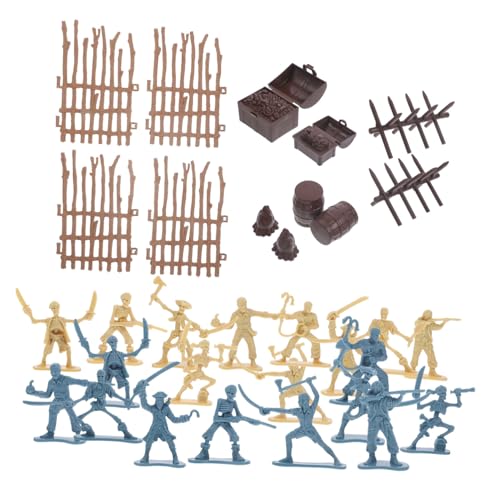 Mikinona Piraten Spielset Teilig mit Piraten und Skelettfiguren Leichtes Tragbares Piratenspielzeug für Halloween Cosplay Bühnenauftritte und Kreative Rollenspiele Mikinona Piraten Spielset Teilig mit Piraten und Skelettfiguren Leichtes Tragbares Piratenspielzeug für Halloween Cosplay Bühnenauftritte und Kreative Rollenspiele von Mikinona