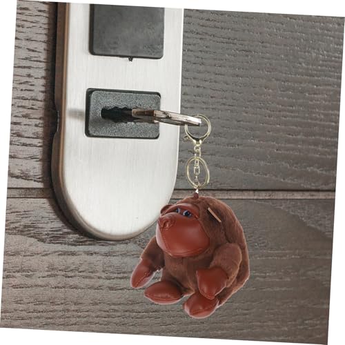 Mikinona Plüsch Gorilla Schlüsselanhänger Anhänger Taschenanhänger Kuscheltier AFFE Deko Rucksack Geldbörse Geschenk von Mikinona