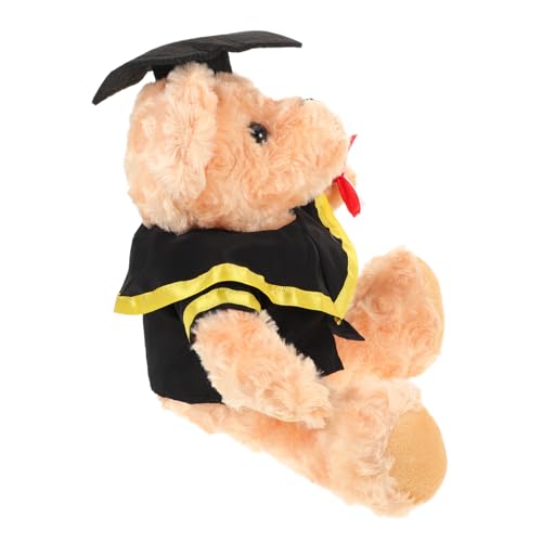 Mikinona Plüsch Graduation Bär mit Doktorhut und Talar Kuscheltier Abschlussgeschenk Kindergarten Schulabschluss Erinnerungsspielzeug Mikinona Plüsch Graduation Bär mit Doktorhut und Talar Kuscheltier Abschlussgeschenk Kindergarten Schulabschluss Erinnerungsspielzeug von Mikinona