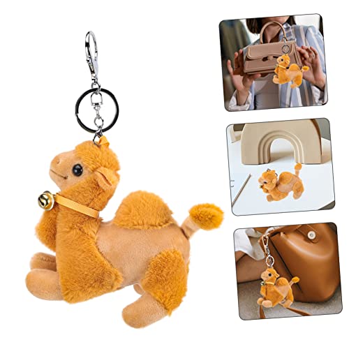 Mikinona Plüsch Kamel Kuscheltier Gefülltes Stofftier Bunter Schlüsselanhänger Rucksackanhänger Dekoration Sofa Auto von Mikinona