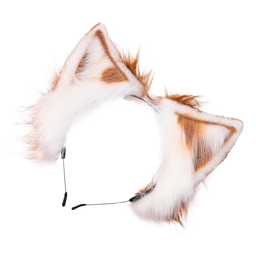 Mikinona Plüsch Katzenohren Haarreif Weiches Cosplay Tierohren Stirnband für Mädchen Faschingskostüm Karneval Halloween Party Zubehör Mikinona Plüsch Katzenohren Haarreif Weiches Cosplay Tierohren Stirnband für Mädchen Faschingskostüm Karneval Halloween Party Zubehör von Mikinona