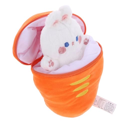 Mikinona Plüsch Kuscheltier Karotten Hase Wendeplüsch Weiches Stofftier Cartoon für Mädchen Geburtstagsdeko und Kuschelkissen Mikinona Plüsch Kuscheltier Karotten Hase Wendeplüsch Weiches Stofftier Cartoon für Mädchen Geburtstagsdeko und Kuschelkissen von Mikinona