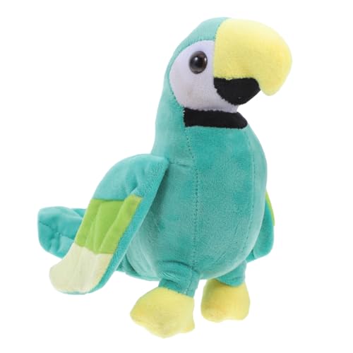 Mikinona Plüsch Papagei Kuscheltier Realistisches Weiches Stofftier Vogelspielzeug für Kleinkinder Kinderzimmer Dekoration und Kinderparty Zubehör von Mikinona