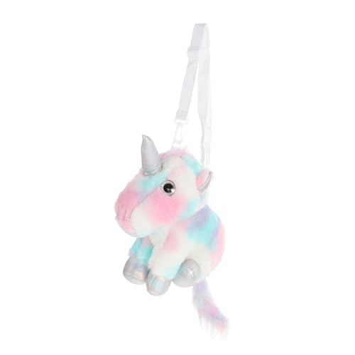 Mikinona Plüsch Rucksack Einhorn Rucksack Kuscheliger Reise und Freizeitrucksack für Mädchen mit Stauraum für Handy Schlüssel Geldbörse Mikinona Plüsch Rucksack Einhorn Rucksack Kuscheliger Reise und Freizeitrucksack für Mädchen mit Stauraum für Handy Schlüssel Geldbörse von Mikinona