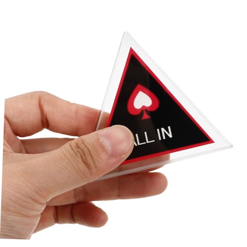 Mikinona Poker Dealer Button Robust Glatte Oberfläche Vielseitiges Poker Zubehör für Indoor Outdoor Spiel Geeignet Praktische Pokerzählchips von Mikinona