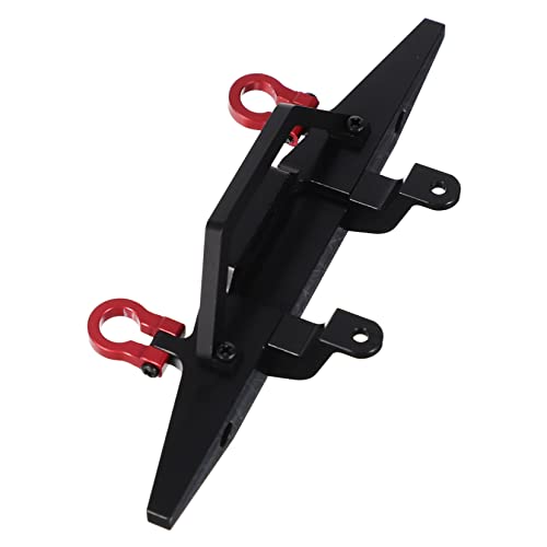 Mikinona Praktische Schwarze Metall Vorderstoßstange Mit Shackles Für Mn MNS Defender Rc Auto Ersatzteil Crash Sicher Langlebig Und Robust von Mikinona