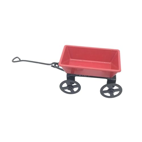 Mikinona Puppenhaus Deko Roter Miniaturwagen für DIY Puppenmöbel und Miniaturlandschaft Mikinona Puppenhaus Deko Roter Miniaturwagen für DIY Puppenmöbel und Miniaturlandschaft von Mikinona