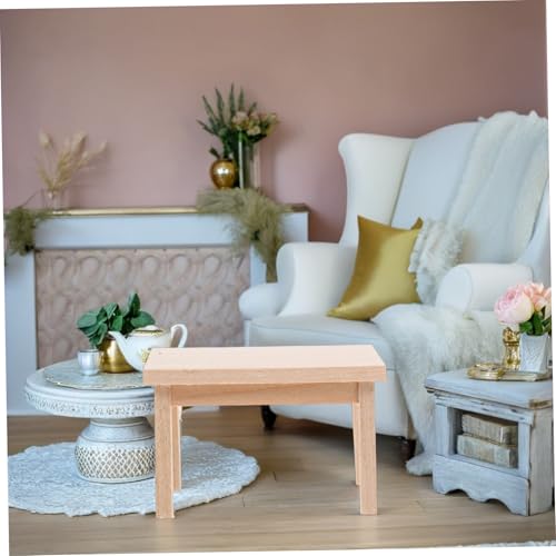 Mikinona Puppenhaus Möbel Realistisches Esszimmer Modell Handgefertigte Miniatur Holz Deko für Puppenhaus Vielseitiges Zubehör für Mädchen und Fotografie Mikinona Puppenhaus Möbel Realistisches Esszimmer Modell Handgefertigte Miniatur Holz Deko für Puppenhaus Vielseitiges Zubehör für Mädchen und Fotografie von Mikinona