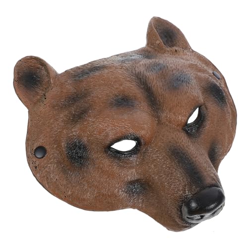 Mikinona Realistische Bärenmaske Halbgesicht aus PU Atmungsaktiv Leicht für Halloween Karneval Cosplay Festivalkostüm Mottoparty Erwachsene Bulk Geeignet Mikinona Realistische Bärenmaske Halbgesicht aus PU Atmungsaktiv Leicht für Halloween Karneval Cosplay Festivalkostüm Mottoparty Erwachsene Bulk Geeignet von Mikinona