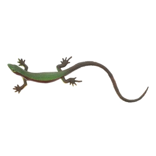 Mikinona Realistische Eidechsen Figur Lernspielzeug Simulation Reptilien Modell Sichere Oberfläche Garten Deko von Mikinona