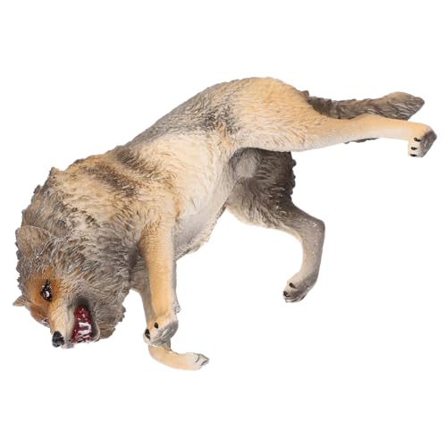 Mikinona Realistische Plastische Wolf Figur Lernspielzeug Abs Material Tierfigur Deko Modell für Zuhause Garten Regal Mikinona Realistische Plastische Wolf Figur Lernspielzeug Abs Material Tierfigur Deko Modell für Zuhause Garten Regal von Mikinona