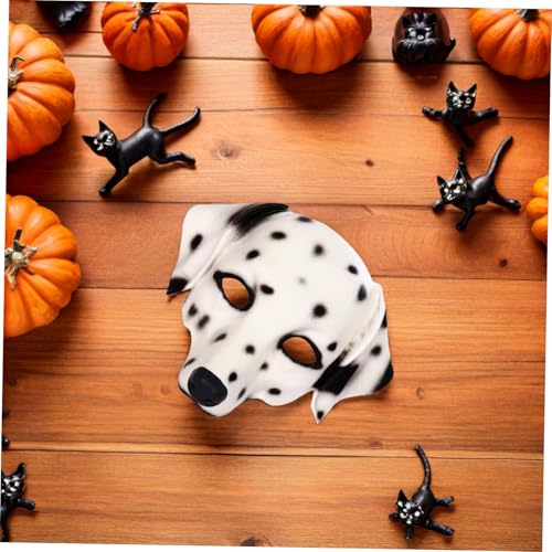 Mikinona Realistische Pu-schaum Hundemaske für Erwachsene Verstellbar Langlebig und Bequem für Halloween Karneval Kostümpartys und Tier-cosplay von Mikinona