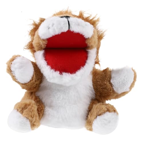Mikinona Realistische Tier Handpuppe mit Beweglichem Mund Weiches Plüsch Tier für Interaktives Geschichtenerzählen Fördert Feinmotorik und Eltern Junge Mädchen Spiel von Mikinona
