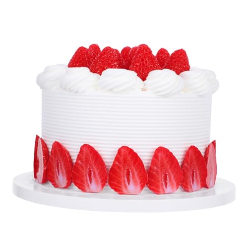 Mikinona Realistischer Deko Kuchen Künstlicher Geburtstagstorten Attrappe für Fotoshootings Heimdekoration und Event Inszenierung Leicht Pflegeleicht Authentisches Dessertmodell Mikinona Realistischer Deko Kuchen Künstlicher Geburtstagstorten Attrappe für Fotoshootings Heimdekoration und Event Inszenierung Leicht Pflegeleicht Authentisches Dessertmodell von Mikinona