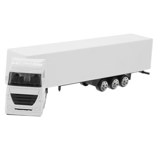 Mikinona Realistisches Container LKW Modell aus Miniatur BAU LKW für Jungen Langlebiges Nachziehspielzeug Pädagogisch und Kreativ Geschenk für Ab Jahren von Mikinona