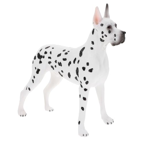 Mikinona Realistisches Dalmatiner Hund Modell aus Kunststoff Detailgetreuer Welpen Nachbildung Lebensechte Hunde Figur für Dekoration Lernmodell und Sammler von Mikinona
