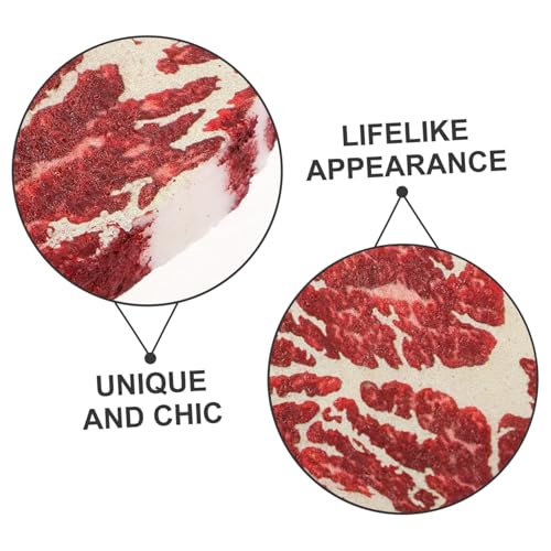Mikinona Realistisches Künstliches Steak Modell Kleines Simuliertes Rindersteak für Küchen Dekoration Party und Ausstellungsrequisiten Vielseitig Verwendbares Foto und Lehrobjekt Mikinona Realistisches Künstliches Steak Modell Kleines Simuliertes Rindersteak für Küchen Dekoration Party und Ausstellungsrequisiten Vielseitig Verwendbares Foto und Lehrobjekt von Mikinona