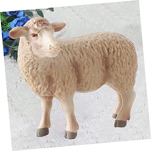 Mikinona Realistisches Schafmodell Dekoratives Merino Ornament Kreative Tierfigur für Zimmer Pädagogisch Lifelike Wildtier Nachbildung Home School Mikinona Realistisches Schafmodell Dekoratives Merino Ornament Kreative Tierfigur für Zimmer Pädagogisch Lifelike Wildtier Nachbildung Home School von Mikinona