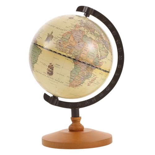 Mikinona Retro Globe Dekoration im Europäischen Stil Antiker Tischglobus mit Englischer Beschriftung Kreative Wohn und Bürodekoration Lehrreiches Desktop Ornament für Schüler Mikinona Retro Globe Dekoration im Europäischen Stil Antiker Tischglobus mit Englischer Beschriftung Kreative Wohn und Bürodekoration Lehrreiches Desktop Ornament für Schüler von Mikinona