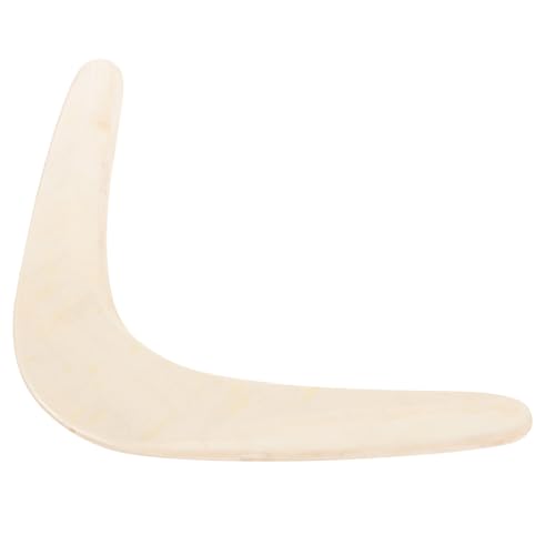 Mikinona Rückkehrender Holzboomerang Outdoor Wurfspiel Übungsspielzeug Hand Auge koordination Camping Aktivität Geeignet von Mikinona