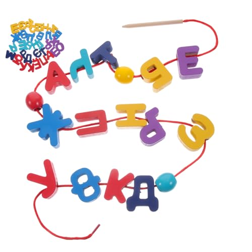 Mikinona Russisches Alphabet Lernspielzeug Holzpuzzle für Kleinkinder Feinmotorik Pädagogisches Motorikspielzeug für Ab Jahren von Mikinona