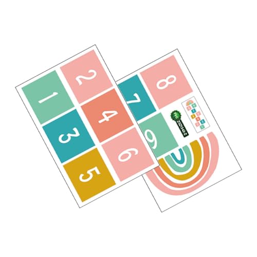 Mikinona Selbstklebende Abnehmbare Bodenaufkleber mit Zahlenmuster Wasserdichtes PVC Spielset für Kinderzimmer Kindergarten und Spielräume Fördert Indoor Spiele und Kreatives Lernen Mikinona Selbstklebende Abnehmbare Bodenaufkleber mit Zahlenmuster Wasserdichtes PVC Spielset für Kinderzimmer Kindergarten und Spielräume Fördert Indoor Spiele und Kreatives Lernen von Mikinona