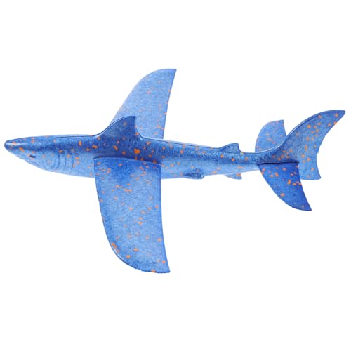 Mikinona Shark Form Wurfgleiter Flugzeug aus Schaumstoff Handgeworfenes Modell für Robust Einfach Zusammenbaubar Geschenk für Jungen und Mädchen Ab Jahren von Mikinona