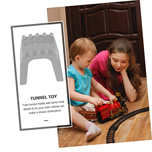 Mikinona Simuliertes Zugtunnel Modell mit Realistischem Wandtunnel Detailreiches Zubehör für Holzeisenbahn Szene Robust und Langlebig für Eisenbahn und von Mikinona