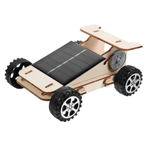 Mikinona Solar Auto Modellbausatz DIY Wissenschaftsprojekt Solarbetriebenes Lernspielzeug Experimente Leicht Tragbar Robust Pädagogisch von Mikinona