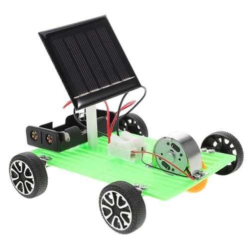 Mikinona Solarbetriebenes Kleines DIY Solarauto Kreatives Wissenschaftsprojekt für Robustes Sicheres Solarauto Fördert Lernen und Manuelle Geschicklichkeit von Mikinona
