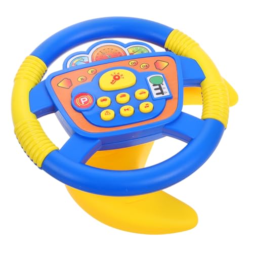 Mikinona Steuerungsspielzeug für Kleinkinder Simuliertes Fahrspielzeug mit Drehbarem Lenkrad Vielseitig Einsetzbar mit Verschiedenen Basen für Kreative und Sicheres Spiel Mikinona Steuerungsspielzeug für Kleinkinder Simuliertes Fahrspielzeug mit Drehbarem Lenkrad Vielseitig Einsetzbar mit Verschiedenen Basen für Kreative und Sicheres Spiel von Mikinona