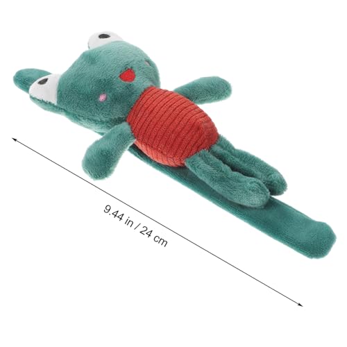 Mikinona Süßes Tier schnapparmband Frosch design Kinderparty Mitgebsel Weiches Stabiles Kinderarmband als Geschenk zu Geburtstag und Kinderfest von Mikinona