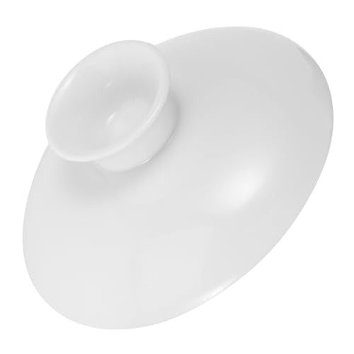 Mikinona Teetassendeckel aus Keramik Abdeckung Ersatzdeckel für Teekannen Teetasse mit Keramikdeckel Keramik-Teekannenzubehör Ersatzdeckel für Teetasse Ersatzdeckel für Teekessel Weiß von Mikinona