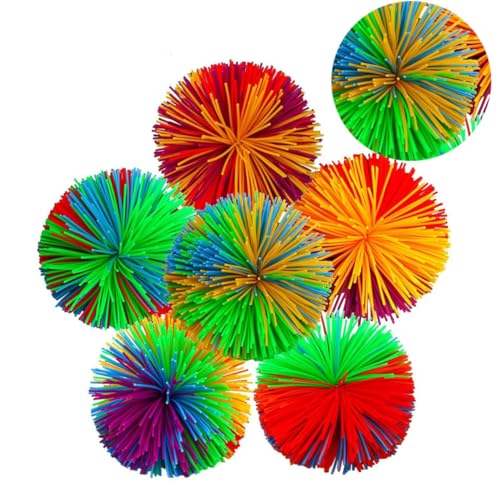 Mikinona Teiliges Bunte Silikonbeschichtete Bälle Weiche Elastische Stress und Greifbälle Leicht Multifunktional für Erwachsene Fördert und Spielspaß Mikinona Teiliges Bunte Silikonbeschichtete Bälle Weiche Elastische Stress und Greifbälle Leicht Multifunktional für Erwachsene Fördert und Spielspaß von Mikinona