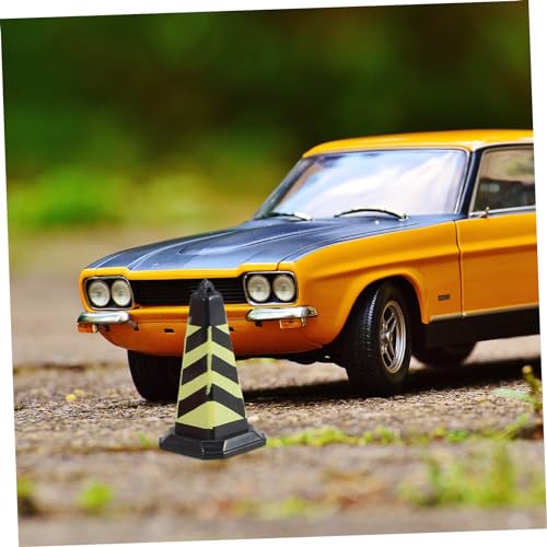 Mikinona Teiliges Miniatur Verkehrszeichen Spielset für Sandtisch Realistische Verkehrssimulation Micro Landschaft Straßenblockade Modell Pädagogisches Kinderspielzeug zur von Mikinona