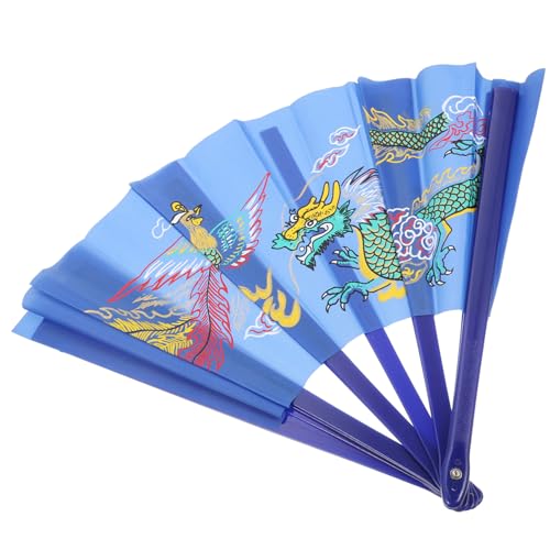 Mikinona Traditioneller Tai Chi Fächer Kung Fu Tanz Faltbarer Handventilator Chinesischer Stil Leicht Stabil Für Performance Bühnenauftritt Geschenk Für Kampfsport Fans von Mikinona