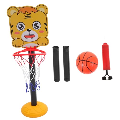 Mikinona Verstellbares Cartoon Basketballkorb für Indoor Outdoor Installieren Tragbar Fördert Eltern Junge Mädchen interaktion Geeignet für Jungen Mädchen Kleinkinder von Mikinona