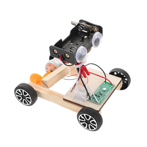 Mikinona Voice Control Auto Modell Bausatz für Kleines Wissenschaftliches Experimentierset DIY Lernspielzeug Handfertigkeit und Entdeckerlust von Mikinona
