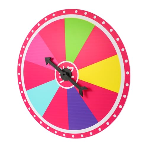 Mikinona Wandmontiertes drehbares Preisrad für Klassenzimmer Party Spiel Karneval Unterrichtsaktivitäten von Mikinona