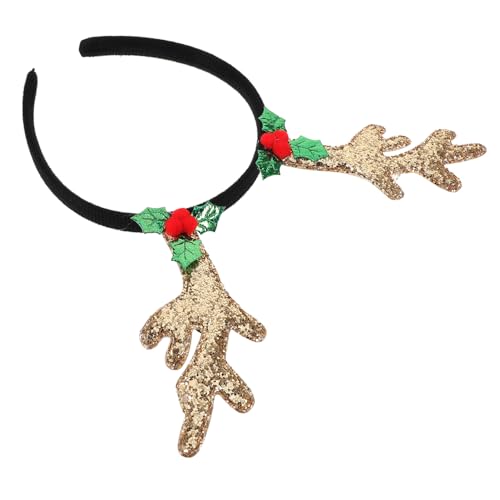 Mikinona Weihnachtliches Rentier Geweih Stirnband für Erwachsene Lustiges Antler Headband für Halloween Cosplay Accessoire für Festliche Anlässe und Partys Mikinona Weihnachtliches Rentier Geweih Stirnband für Erwachsene Lustiges Antler Headband für Halloween Cosplay Accessoire für Festliche Anlässe und Partys von Mikinona
