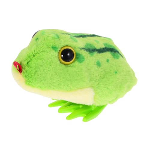 Mikinona Wind up Plüsch Frosch Weiches Federmechanismus Hüpftier für Hand Auge koordination Ostern Geburtstag Party Geschenk von Mikinona