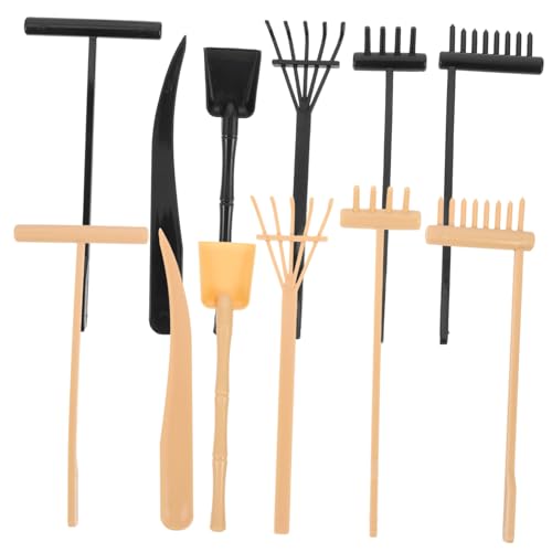 Mikinona Zen Garten Sandspielzeug Zen Sand Tray Tools für Desktop Meditation Dekoration Gartenharken für Feine Gestaltung und Entspannende Sandkunst von Mikinona