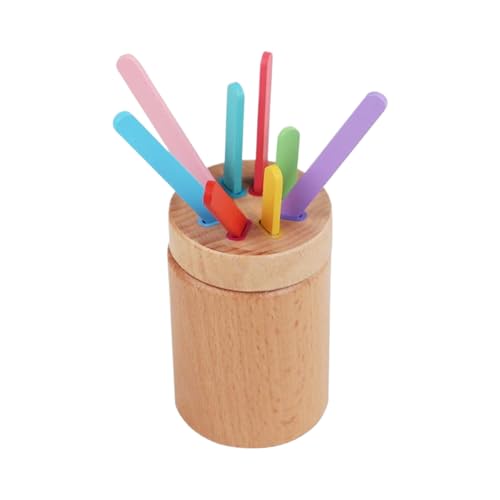 Holz Montessori Spielzeug,Montessori Spielzeug Farbe Form Sortierspielzeug,Farbe Sortierspiel Kinderspielzeug,Motorikspielzeug,Holz Sortier&Stapelspielzeug,Lernspielzeug Geschenk für Kleinkinder von Mikiuly