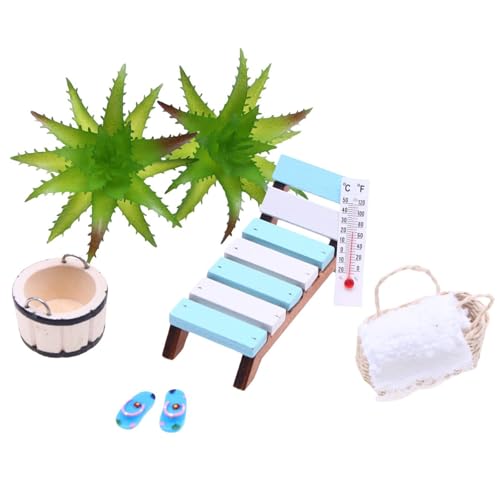 Strand Mikrolandschaft, Miniatur Dekoration, Mini Stranddekorationen, Mini-Strand-Set, Mini Liegestuhl Kleine Aloe-Vera-Gras, Accessoires für DIY Fee Garten, Puppenhausdekoration, Geeignet Für DIY Strand Mikrolandschaft, Miniatur Dekoration, Mini Stranddekorationen, Mini-Strand-Set, Mini Liegestuhl Kleine Aloe-Vera-Gras, Accessoires für DIY Fee Garten, Puppenhausdekoration, Geeignet Für DIY von Mikiuly
