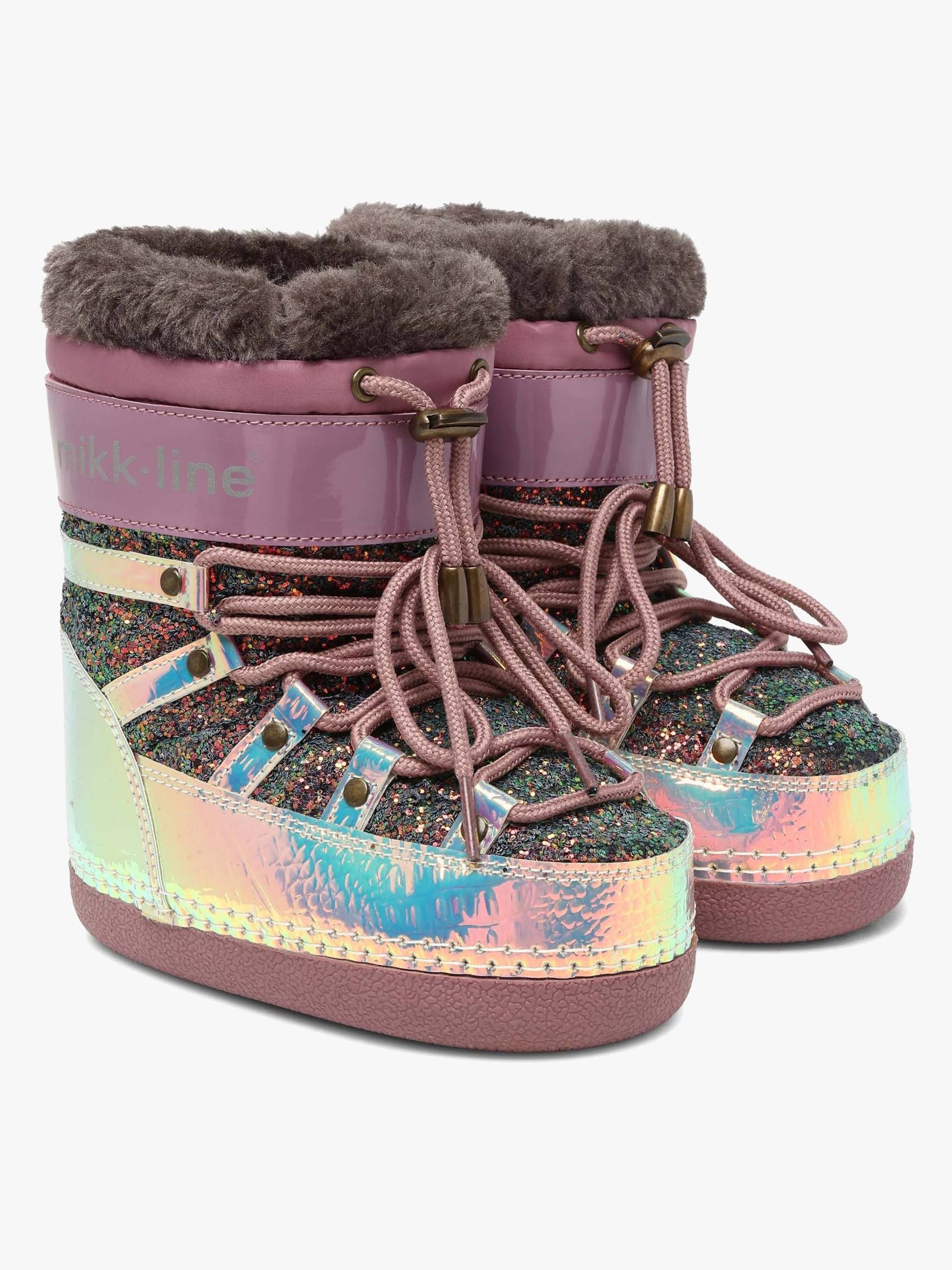 Mikk-Line Glitter Winterstiefel, Rose Brown, 35-37 Mikk-Line Glitter Winterstiefel, Rose Brown, 35-37 von Mikk-Line