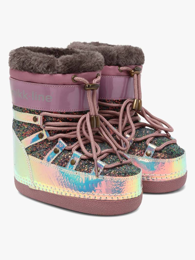 Mikk-Line Glitter Winterstiefel, Rose Brown, 35-37 Mikk-Line Glitter Winterstiefel, Rose Brown, 35-37 von Mikk-Line