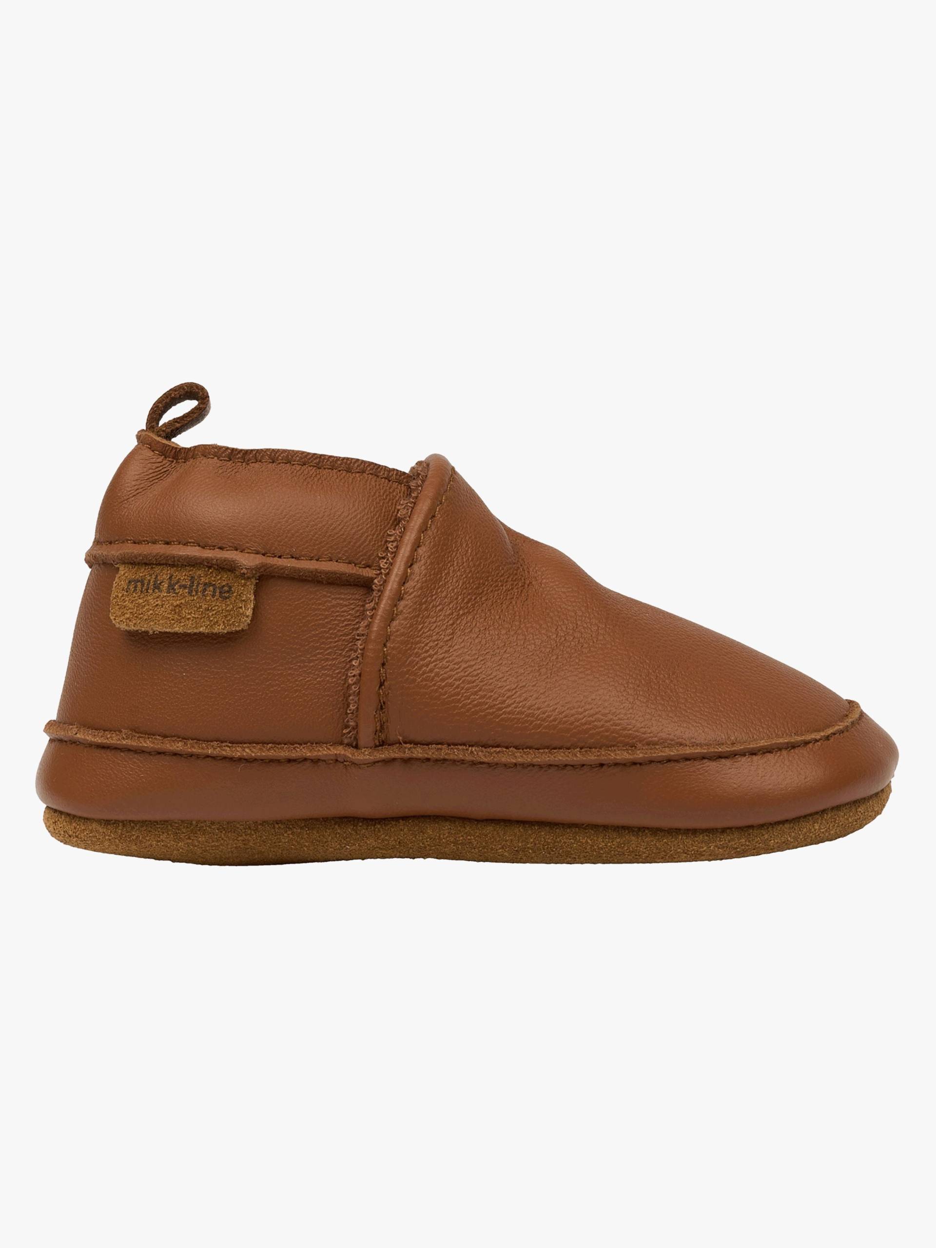 Mikk-Line Hausschuhe Leder, Cognac, 12-18 Monate Mikk-Line Hausschuhe Leder, Cognac, 12-18 Monate von Mikk-Line